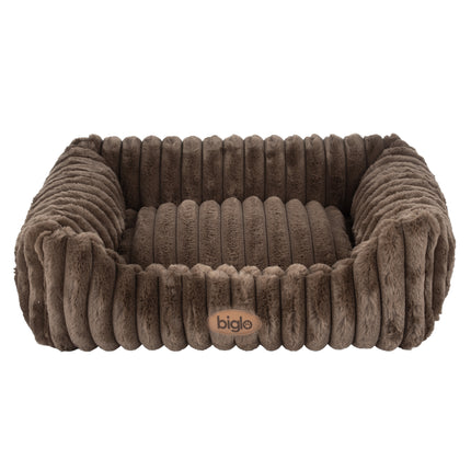 Biglo Cobe Dark Brown Comfortable and Soft Dog Sofa Bed