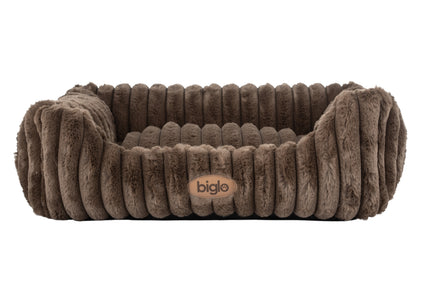 Biglo Cobe Dark Brown Comfortable and Soft Dog Sofa Bed
