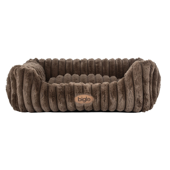 Biglo Cobe Dark Brown Comfortable and Soft Dog Sofa Bed