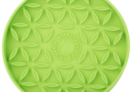 Kiwi Walker Round Slow Licking Bowl with Flower-Shaped Raised Projections