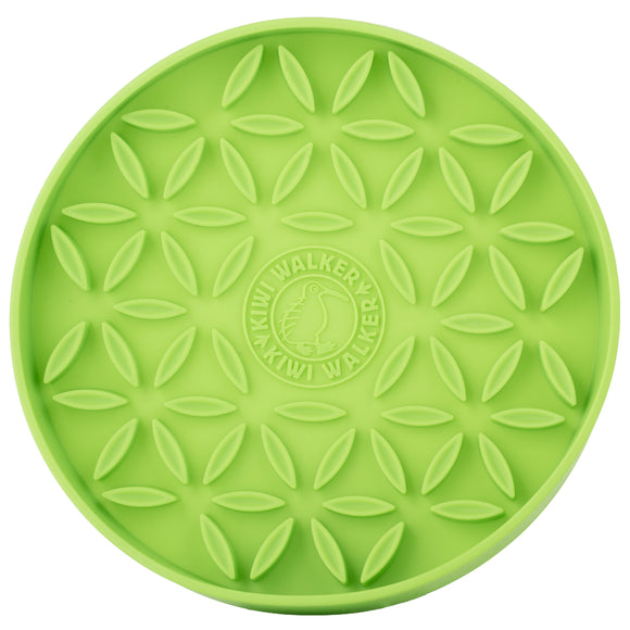 Kiwi Walker Round Slow Licking Bowl with Flower-Shaped Raised Projections