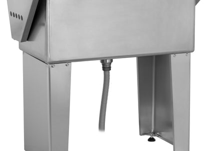 Blovi ECO Freestanding Stainless Steel Grooming Bath Tub with Drop-Down Walls