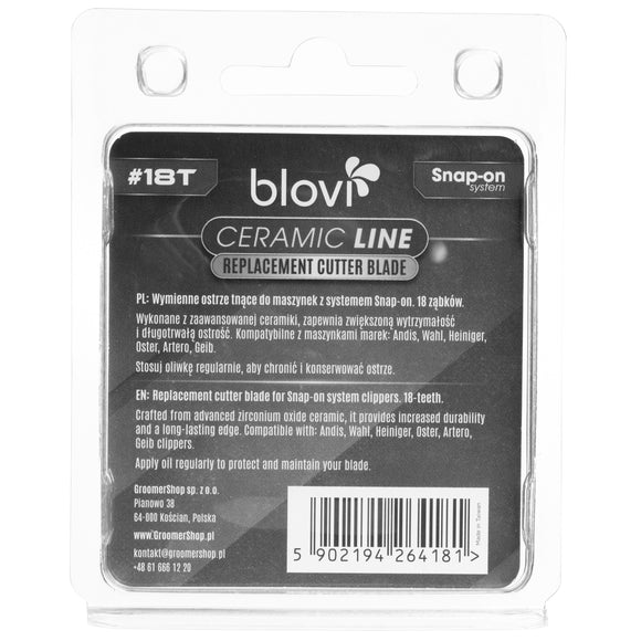 Blovi Ceramic Line Coarse 18T Snap-On Replacement Cutter Blade