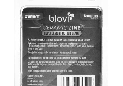 Blovi Ceramic Line Fine Cutter Blade 25T Replacement Insert
