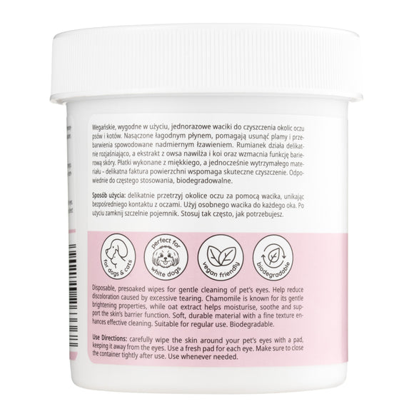 Mubo Perfect Tear Stain Eye Wipes Dog and Cat Care
