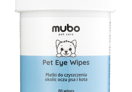 Mubo Pet Eye Wipes for Dogs and Cats