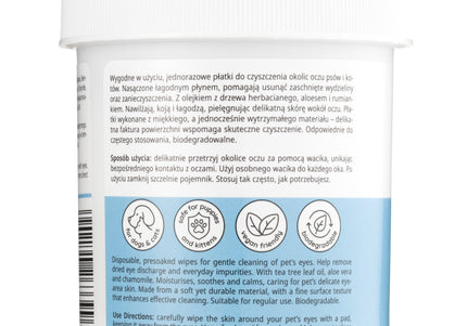 Mubo Pet Eye Wipes for Dogs and Cats