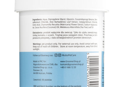 Mubo Pet Eye Wipes for Dogs and Cats