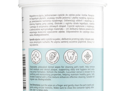 Mubo Disposable Pet Dental Finger Wipes, Dog and Cat Tooth Cleaners