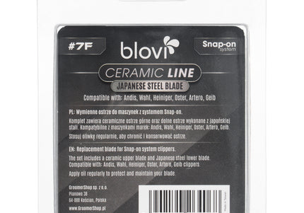Blovi Ceramic Line 7F Professional Snap-On Blade, 3.2 mm