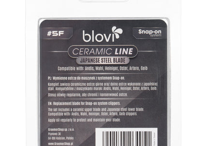 Blovi Ceramic Line 5F Professional Snap-On Blade with Japanese Steel