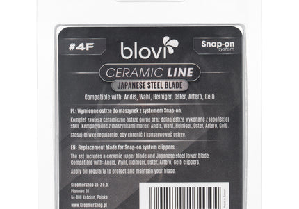 Blovi Ceramic Line 4F Professional Snap-On Blade with Japanese Steel