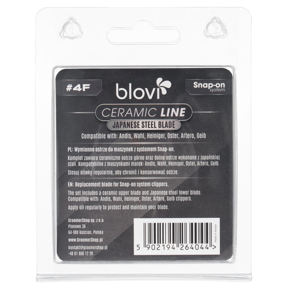 Blovi Ceramic Line 4F Professional Snap-On Blade with Japanese Steel