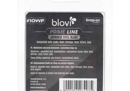 Blovi Prime Line No. 10WF Wide Snap-On Blade in Japanese Steel