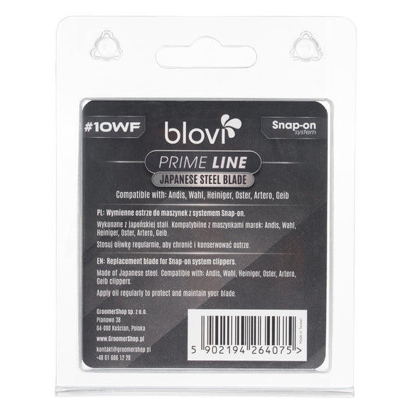 Blovi Prime Line No. 10WF Wide Snap-On Blade in Japanese Steel