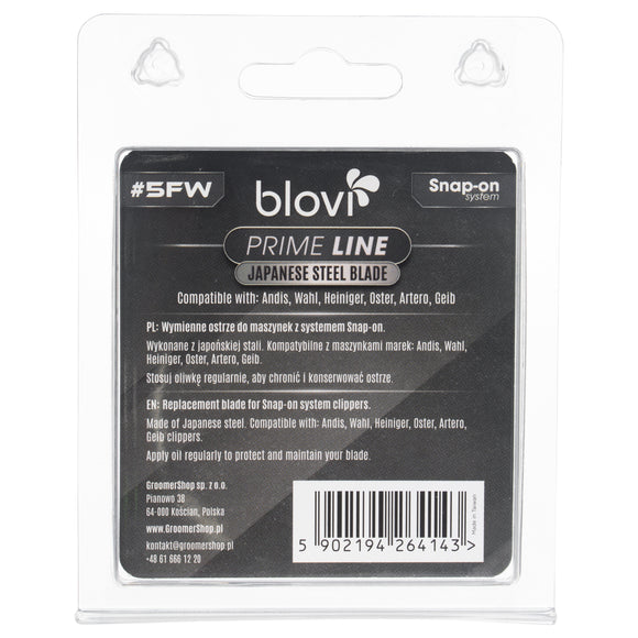 Blovi Prime Line 5FW Professional Wide Snap-On Blade Japanese Steel