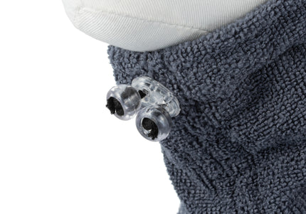 Biglo Ultra-Absorbent Grey Microfibre Pet Bathrobe