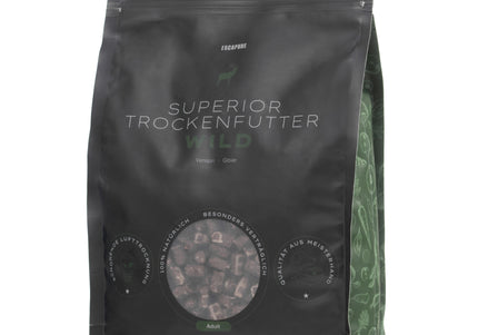 Escapure Superior Wild Adult Grain-Free Venison Monoprotein Dry Dog Food - 1.5 kg