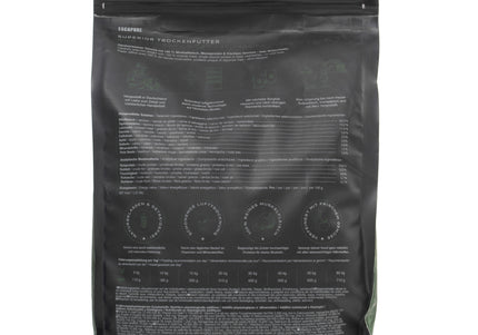 Escapure Superior Wild Adult Grain-Free Venison Monoprotein Dry Dog Food - 1.5 kg
