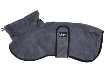 Biglo Ultra-Absorbent Grey Microfibre Pet Bathrobe