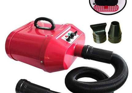 GroomStar Cyklon Stand Dryer – Dual Motor, 2800W, High Airflow 140 L/s, Salon Performance