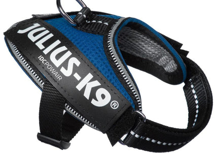 Julius K9 IDC Powair Harness Blue – Lightweight Breathable Mesh Dog Harness, XXL Size