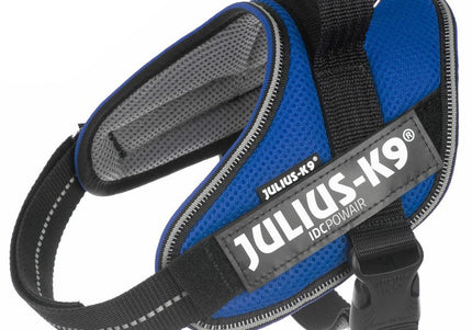 Julius K9 IDC Powair Harness Blue – Lightweight Breathable Mesh Dog Harness, XXL Size