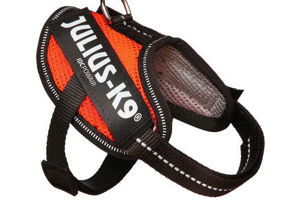 Julius K9 IDC Powair Harness Orange – Lightweight Breathable Mesh Design, XXL Size