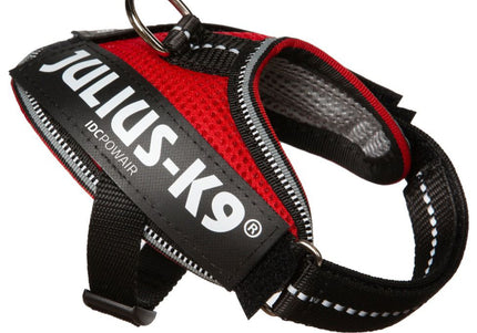 Julius K9 IDC Powair Harness Red – Lightweight Breathable Mesh Dog Harness, XXL Size