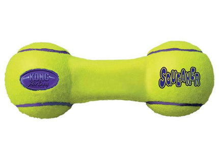 KONG AirDog Dumbbell Squeaky Tennis Ball Toy – Durable, Fun Interactive Play