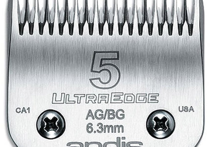 Andis UltraEdge No. 5 Thinning Blade – 6.3mm Precision Steel, Durable Professional Quality
