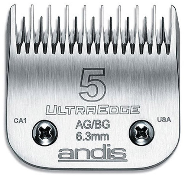 Andis UltraEdge No. 5 Thinning Blade – 6.3mm Precision Steel, Durable Professional Quality