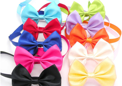 Show Tech Bow Ties and Bows Set – Decorative Grooming Accessories, 10 Piece Collection