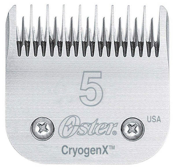 Oster Cryogen-X No. 5 Blade – 6.3mm Precision Cutting, Durable for Curly Coats