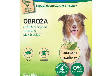 Francodex Insect Repellent Collar – 75cm Adjustable, Long-Lasting Protection for Large Breeds