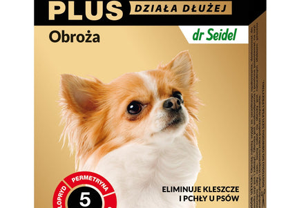 Dr. Seidel Sabunol Plus Tick and Flea Collar – 35cm, Long-Lasting Protection, 5 Months
