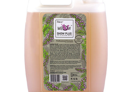 True Iconic Meow Show Plus Bath Shampoo – Gentle Cleansing Formula, 4546ml with Free Pump