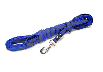 Julius K9 Color & Gray Supergrip Leash with Handle – Blue, Anti-Slip, 100cm x 14mm