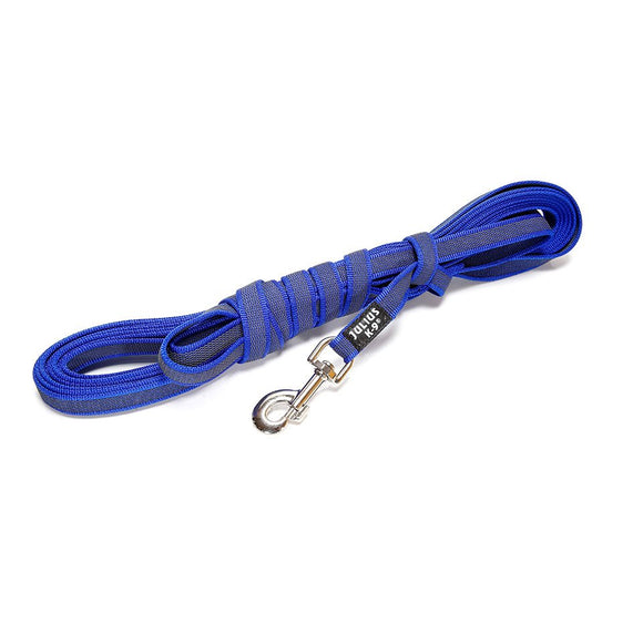 Julius K9 Color & Gray Supergrip Leash with Handle – Blue, Anti-Slip, 100cm x 14mm