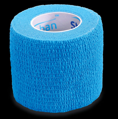 Stokban Adhesive Bandage Light Blue – Flexible 5cm x 4.5m Roll, Single Pack