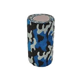Stokban Adhesive Bandage Blue Camo – 10cm x 4.5m, Flexible and Secure Wrap