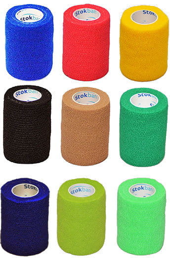 Stokban Adhesive Bandage – Colorful Flexible Wrap, 10cm x 4.5m, Single Roll