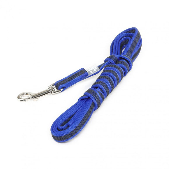 Julius K9 Color & Gray Supergrip Leash with Handle – Blue, Anti-Slip, 100cm x 14mm