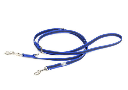 Julius K9 Color & Gray Supergrip Leash – Removable Anti-Slip Handle, 1.4x220cm, Black