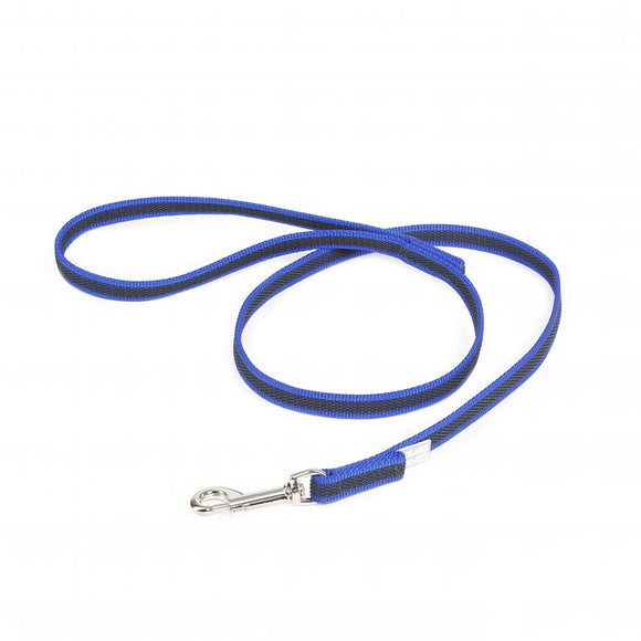 Julius K9 Color & Gray Supergrip Leash with Handle – Blue, Anti-Slip, 100cm x 14mm