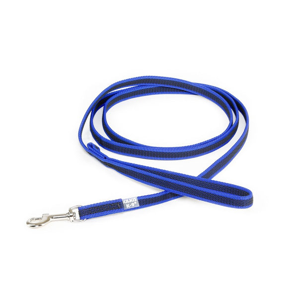 Julius K9 Color & Gray Supergrip Leash with Handle – Blue, Anti-Slip, 100cm x 14mm