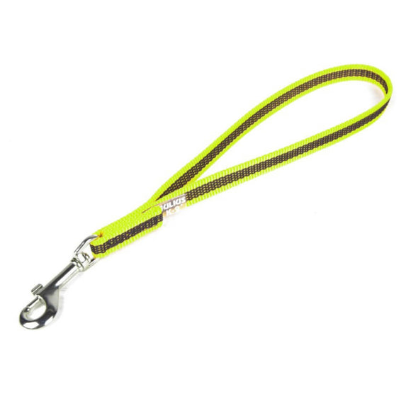 Julius K9 Color & Gray Supergrip Leash – Short Anti-Slip Lead with Comfortable Handle, 35cm
