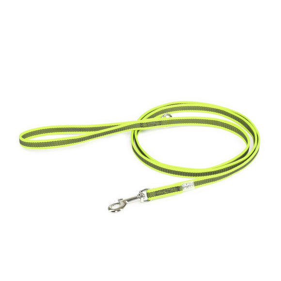 Julius K9 Color&Gray Supergrip Leash – Anti-Slip Black Lead with D-Ring and Padded Handle, 180cm