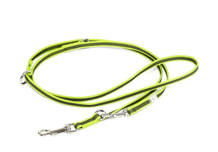 Julius K9 Color & Gray Supergrip Leash – Removable Anti-Slip Handle, 1.4x220cm, Black