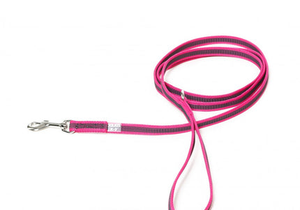 Julius K9 Color&Gray Supergrip Leash – Anti-Slip Black Lead with D-Ring and Padded Handle, 180cm